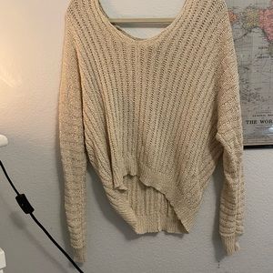 Essentials by Full Tilt Sweater (Beige) Size Medium
